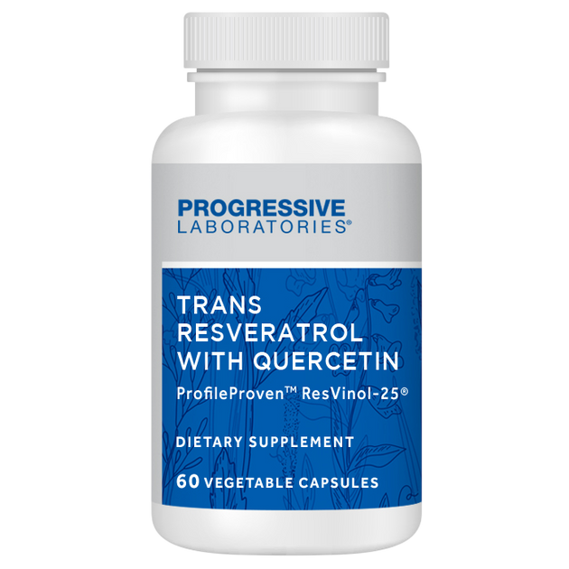 Trans-Resveratrol w/ Quercetin 125mg, 60 Capsules , Brand_Progressive Labs capsules Form_Capsules Requires Consultation Size_60 Capsules