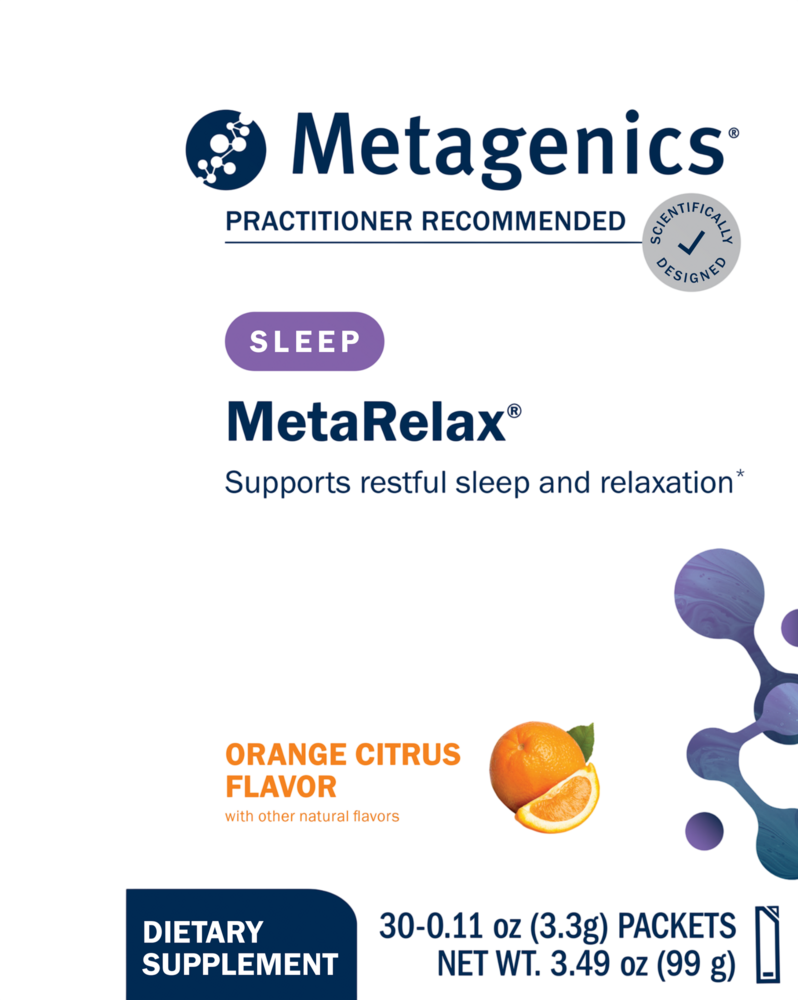 MetaRelax®, Orange Flavor, 30 x 0.11 Oz (3.3 g) Powder Packets , Emersons Emersons-Alt Form_Packets powder