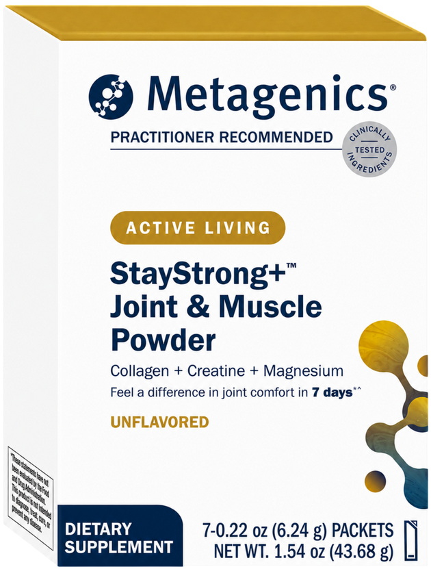 Stay Strong+™ Joint & Muscle Powder- Collagen, Creatine & Magnesium Powder, 7 sachets , Form_Packets