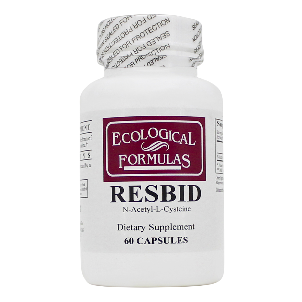 Resbid (N-AcetylCysteine SR 500mg), 60 Capsules