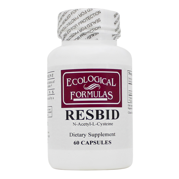Resbid (N-AcetylCysteine SR 500mg), 60 Capsules
