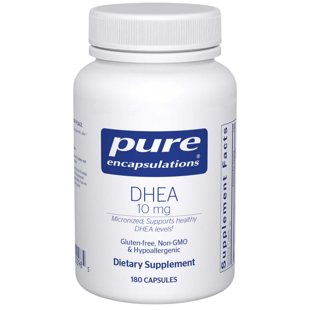 DHEA 10mg, 180 Capsules , Brand_Pure Encapsulations Form_Capsules Requires Consultation Size_180 Capsules