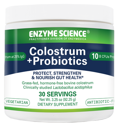 Colostrum + Probiotics Powder, Unflavored, 92.25 g Powder