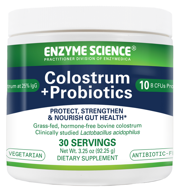 Colostrum + Probiotics Powder, Unflavored, 92.25 g Powder