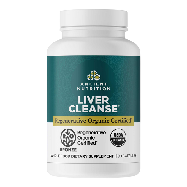 Ancient Nutrition Regenerative Organic Certified Liver Cleanse - front