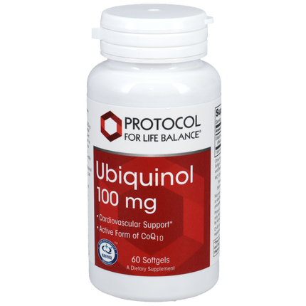 Ubiquinol 100mg, 60 Softgels , Brand_Protocol for Life Balance Form_Softgels Requires Consultation Size_60 Softgels softgels