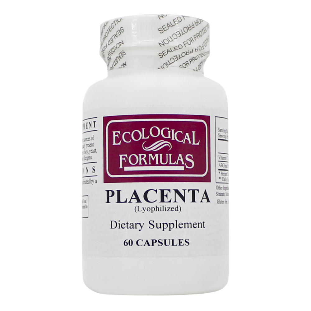 Placenta (Lypholized 250mg), 60 Capsules