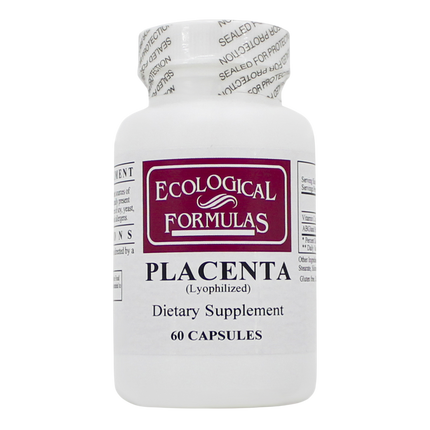 Placenta (Lypholized 250mg), 60 Capsules