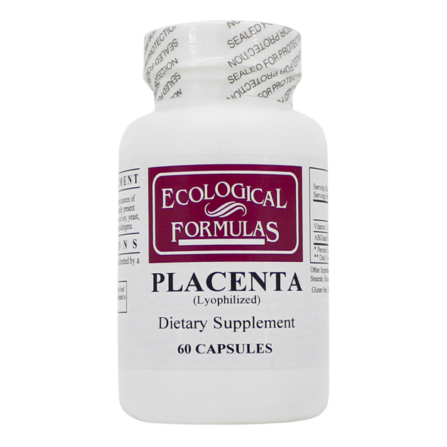Placenta (Lypholized 250mg), 60 Capsules
