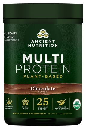 Ancient Nutrition Multi Protein (Plant) - Milk Chocolate - front