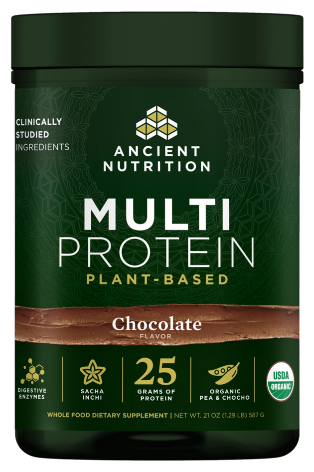 Ancient Nutrition Multi Protein (Plant) - Milk Chocolate - front