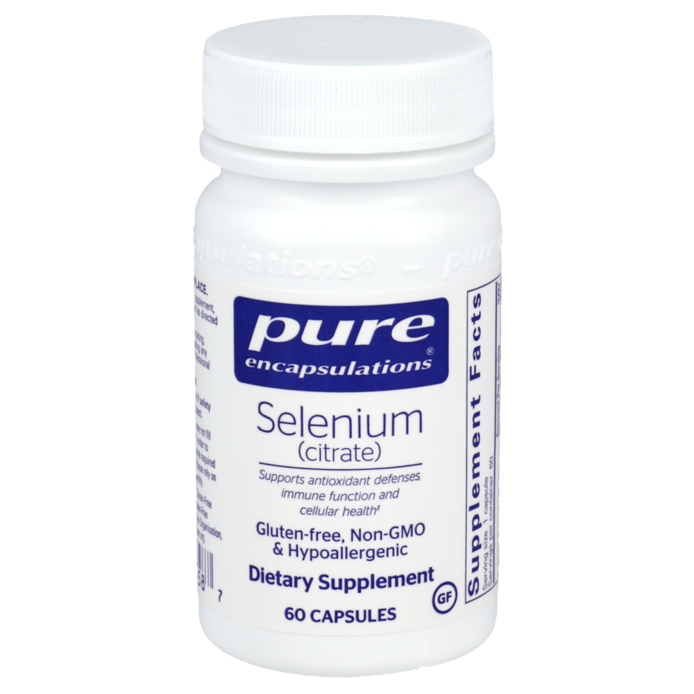 Selenium (citrate), 200 mcg, 60 Capsules , Brand_Pure Encapsulations caps Emersons Form_Capsules Requires Consultation Size_60 Capsules