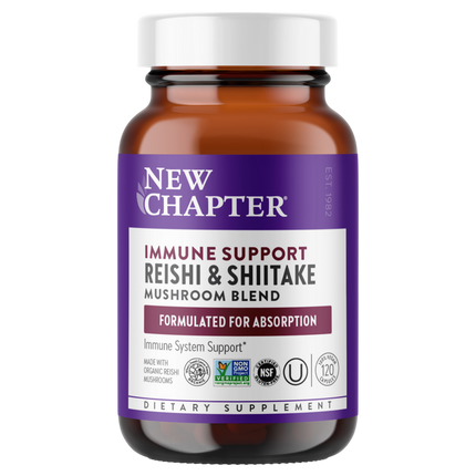 Immune Support Reishi & Shiitake, 120 capsules