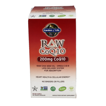 RAW CoQ10, 60 Capsules