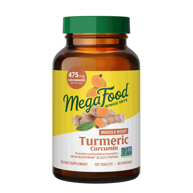 Turmeric Curcumin Extra Strength - Whole Body, 120 Tablets , Form_Tablets