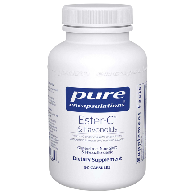 Ester-C® & Flavonoids, 90 Capsules , Brand_Pure Encapsulations Form_Capsules Requires Consultation Size_90 Capsules