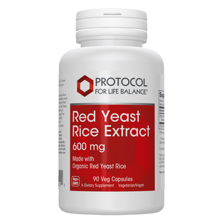 Red Yeast Rice Extract 600mg, 90 Capsules , Brand_Protocol for Life Balance capsules Form_Capsules Requires Consultation Size_90 Capsules
