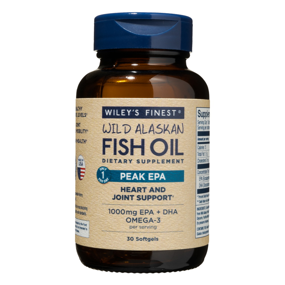 Peak EPA, 30 Softgels , Brand_Wiley's Fish Oil Form_Softgels Size_30 Softgels