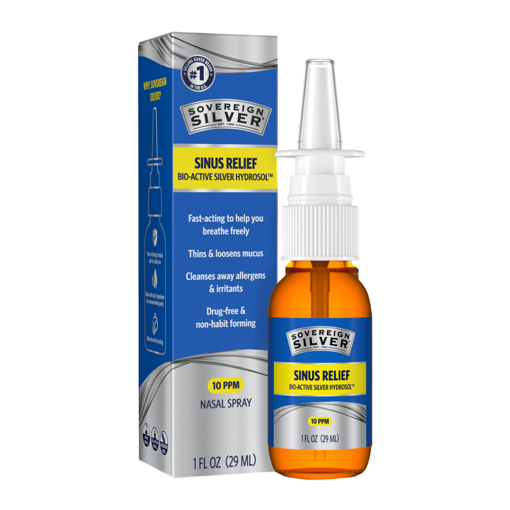 Bio-Active Silver Hydrosol™, 10 ppm, Vertical Spray, 1 Fl Oz (29 mL) Liquid — front