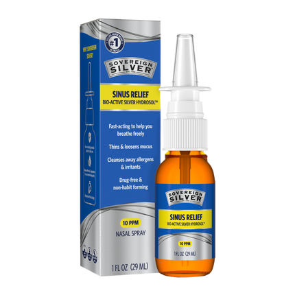 Bio-Active Silver Hydrosol™, 10 ppm, Vertical Spray, 1 Fl Oz (29 mL) Liquid — front