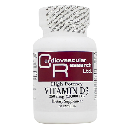 Vitamin D3 10,000iu, 60 Capsules