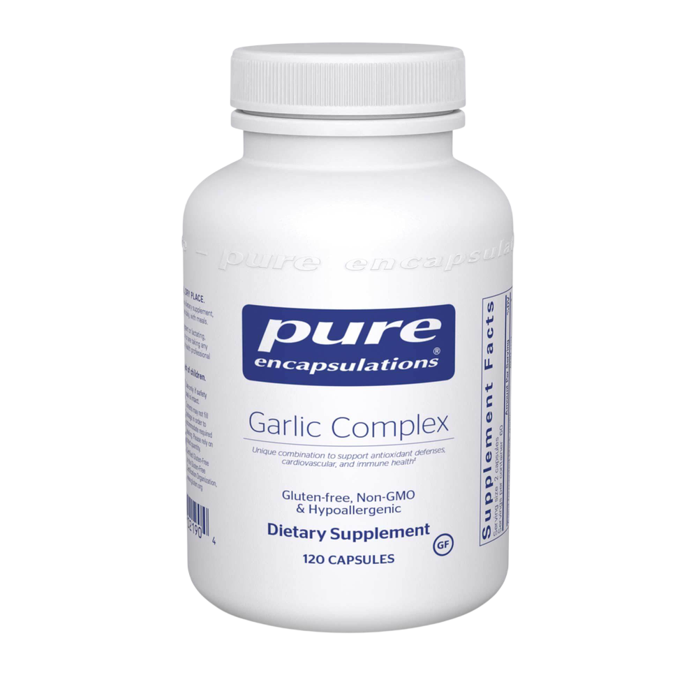 Garlic Complex, 120 Capsules , Brand_Pure Encapsulations caps Emersons