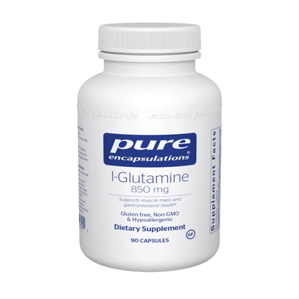 l-Glutamine 850mg, 90 Capsules , Brand_Pure Encapsulations Form_Capsules Requires Consultation Size_90 Capsules