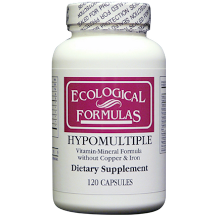 Hypomultiple w/o fe and cu, 120 Capsules