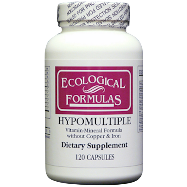 Hypomultiple w/o fe and cu, 120 Capsules