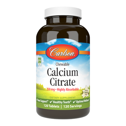 Chewable Calcium Citrate, 120 Tablets