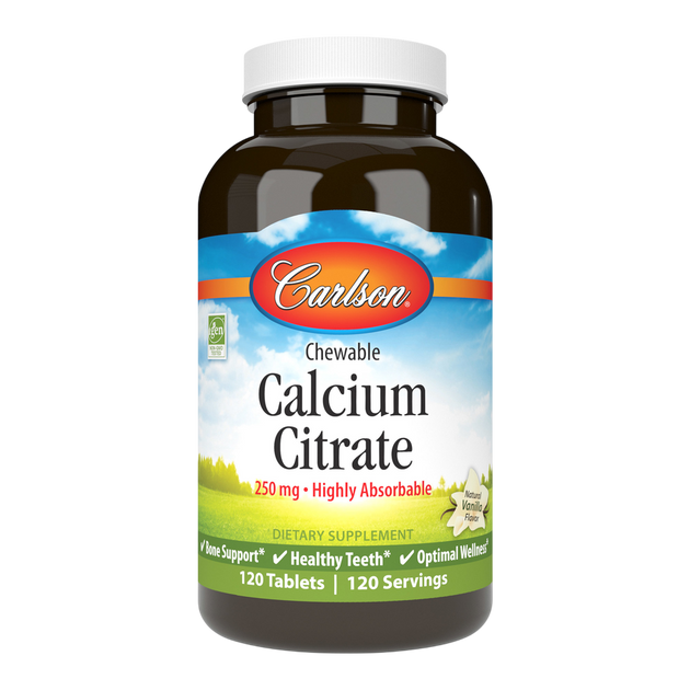Chewable Calcium Citrate, 120 Tablets