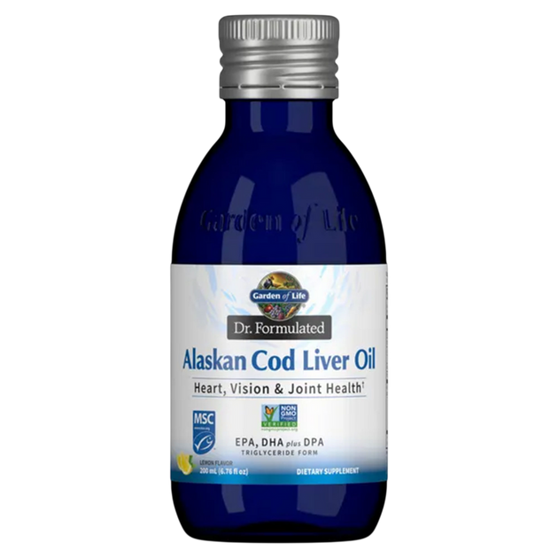 Dr. Formulated Alaskan Cod Liver Oil Liquid, 200 mL