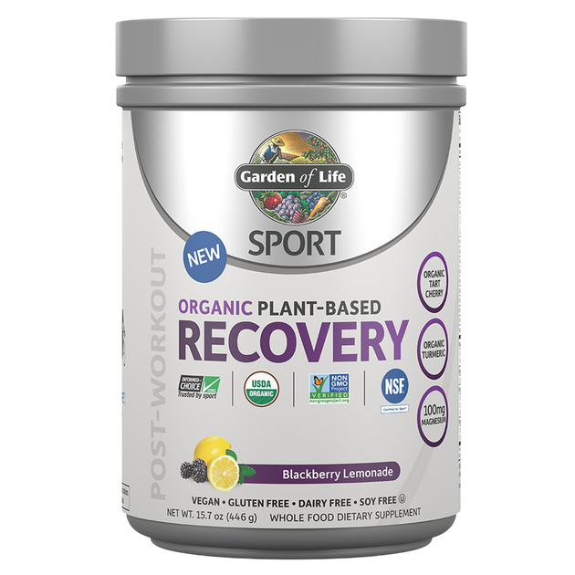 SPORT Organic Post-Workout Recovery Blackberry Lemonade, 446 g