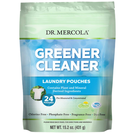 Greener Cleaner® Laundry Pouches, 24 Pouches
