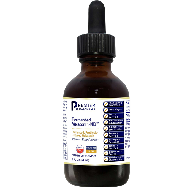 Fermented Melatonin-ND™, 54 Milliliters , Brand_Premier Research Labs Form_Liquid liquid Requires Consultation Size_54 Milliliters