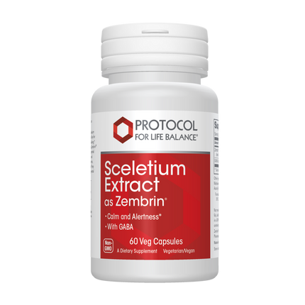 Sceletium Extract as Zembrin® 25 mg, 60 Capsules , Brand_Protocol for Life Balance capsules Form_Capsules Requires Consultation Size_60 Capsules