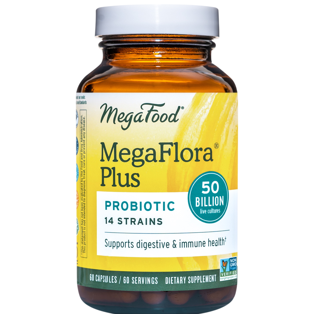 MegaFlora® Plus, 60 Capsules