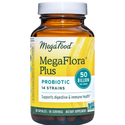 MegaFlora® Plus, 60 Capsules
