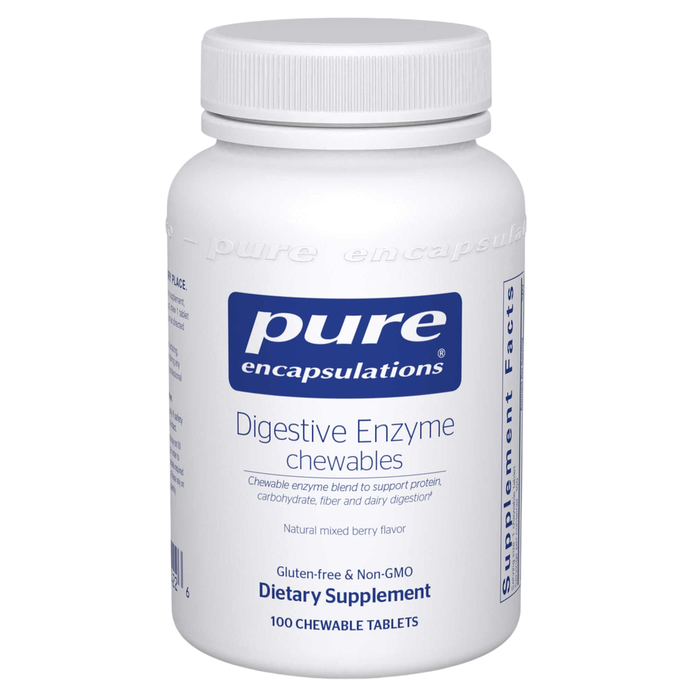 Digestive Enzyme chewables, 100 Chewables , Brand_Pure Encapsulations Form_Chewables Requires Consultation Size_100 Chewables