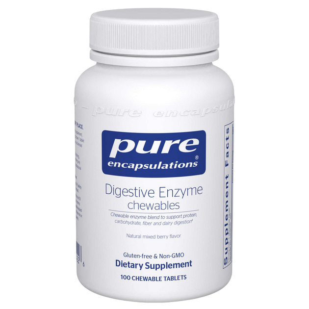 Digestive Enzyme chewables, 100 Chewables , Brand_Pure Encapsulations Form_Chewables Requires Consultation Size_100 Chewables