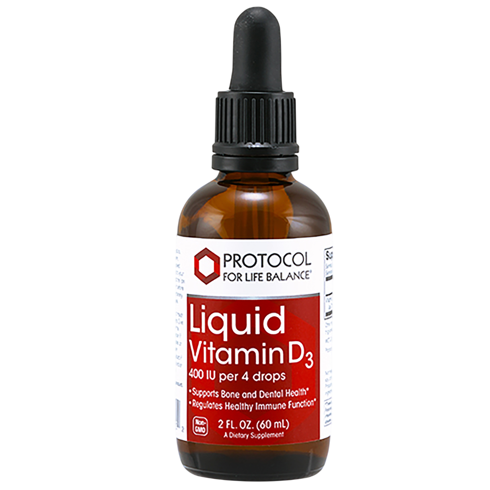 Liquid Vitamin D3, 60 Milliliters , Brand_Protocol for Life Balance Form_Liquid liquid Requires Consultation Size_60 Milliliters