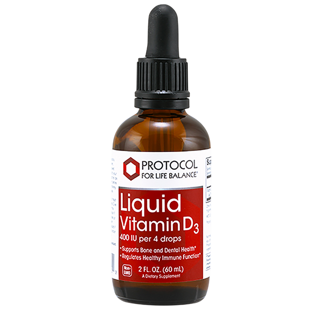 Liquid Vitamin D3, 60 Milliliters , Brand_Protocol for Life Balance Form_Liquid liquid Requires Consultation Size_60 Milliliters