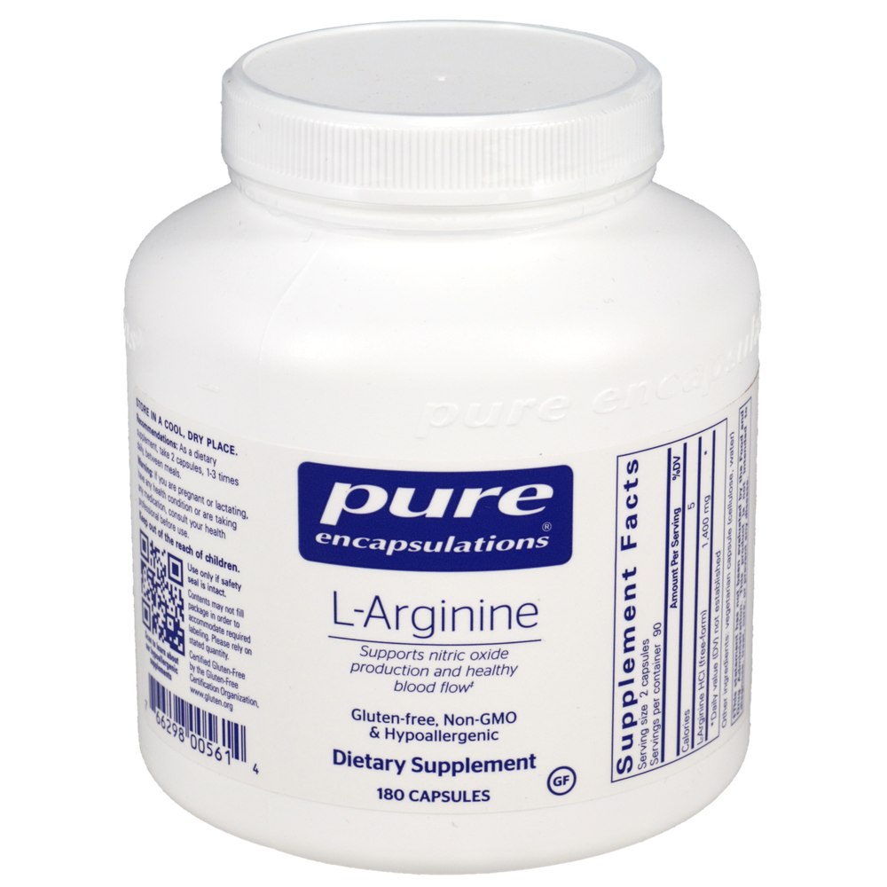 l-Arginine, 180 Capsules , Brand_Pure Encapsulations caps Emersons Form_Capsules Requires Consultation Size_180 Capsules