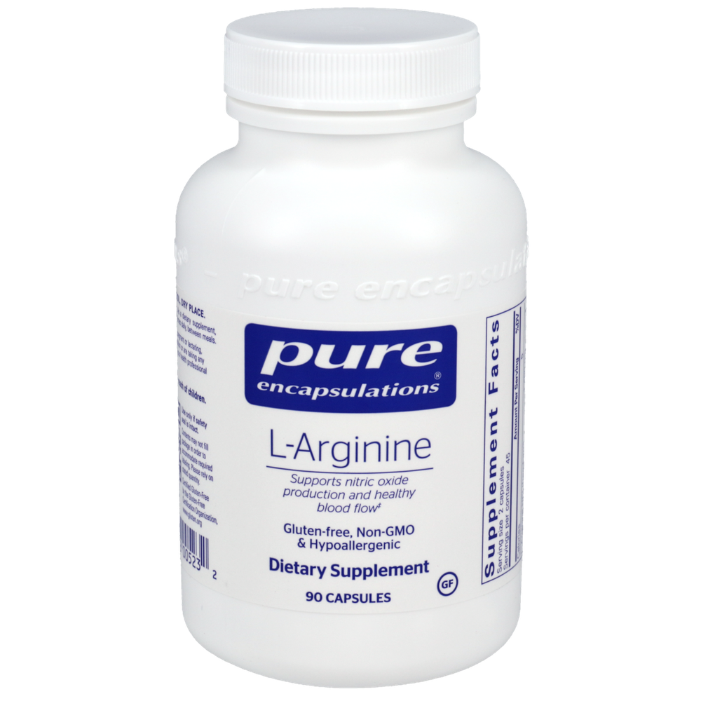 l-Arginine, 90 Capsules , Brand_Pure Encapsulations caps Form_Capsules Not Emersons Size_90 Caps