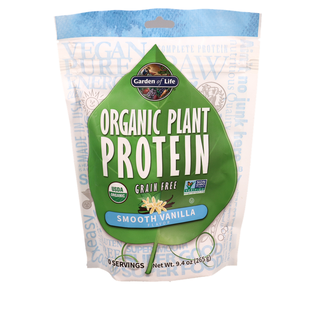 Organic Plant Protein Vanilla Powder, 265 g