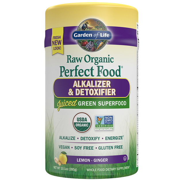 Perfect Food Raw-Alkalizer-Detoxifier Organic Powder, 285 g