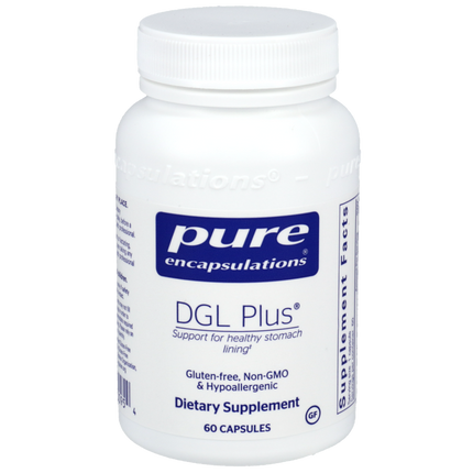 DGL Plus, 60 Capsules , Brand_Pure Encapsulations Form_Capsules Requires Consultation Size_60 Capsules