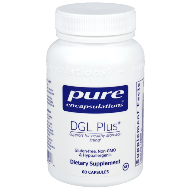 DGL Plus, 60 Capsules , Brand_Pure Encapsulations Form_Capsules Requires Consultation Size_60 Capsules