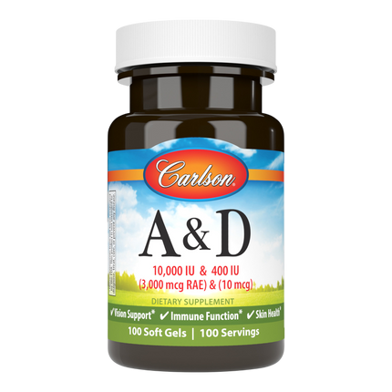 Vitamin A & D, 100 Softgels
