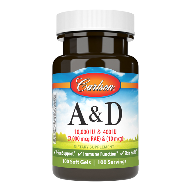 Vitamin A & D, 100 Softgels